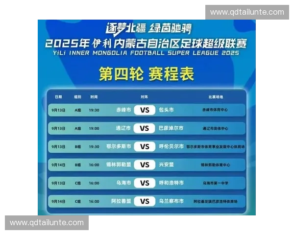 2025赛季足球联赛完整赛程安排及重要赛事时间表解析